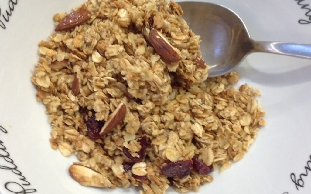 maple syrup granola