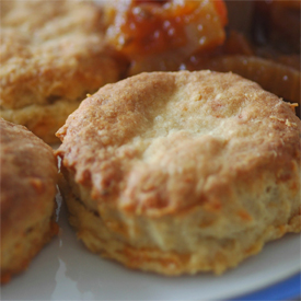 plate of savoury scones