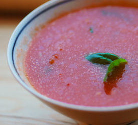 Vegan Tomato and Basil Soup